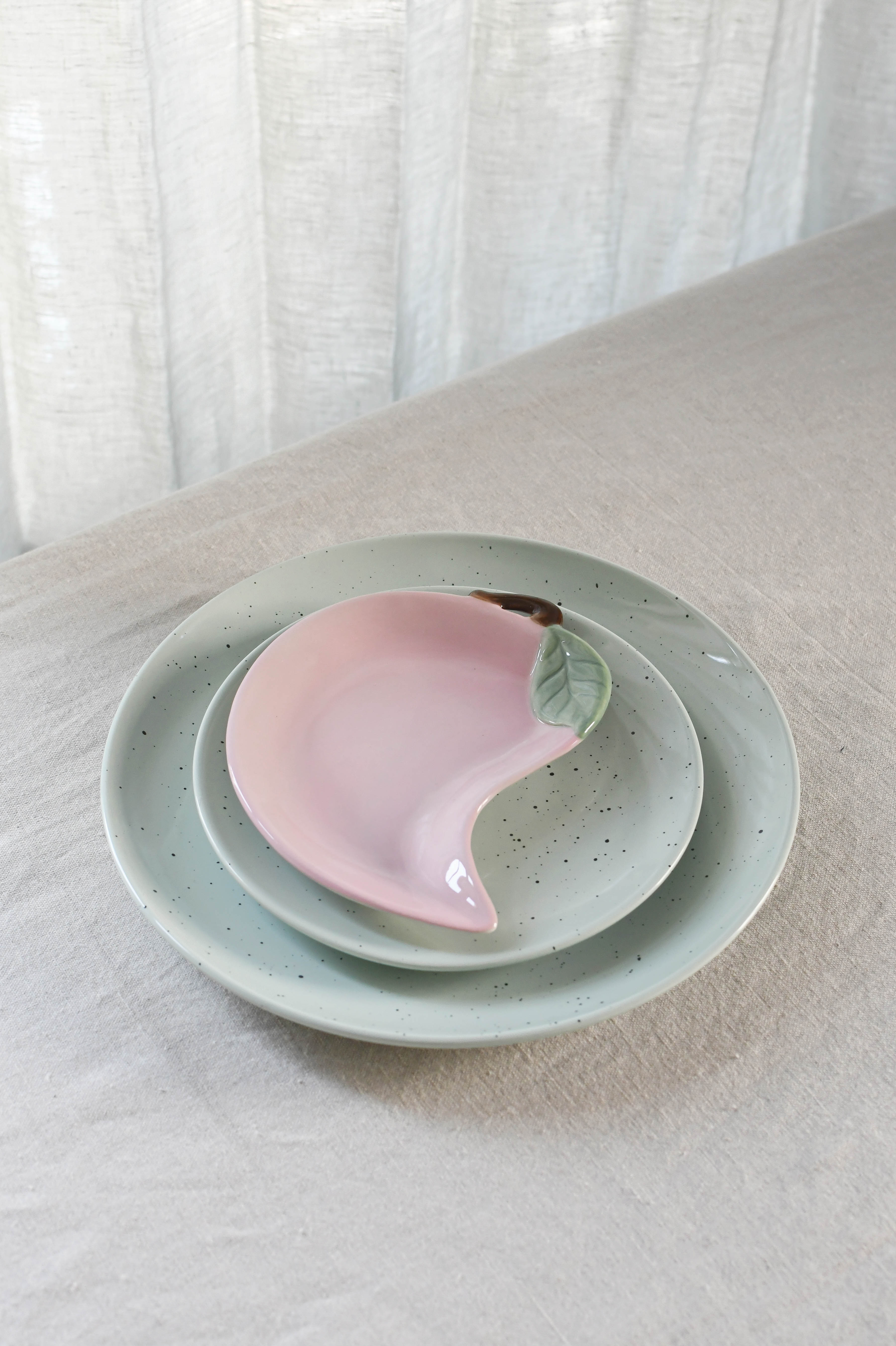 Splash tallerken, blå - Ø27cm.